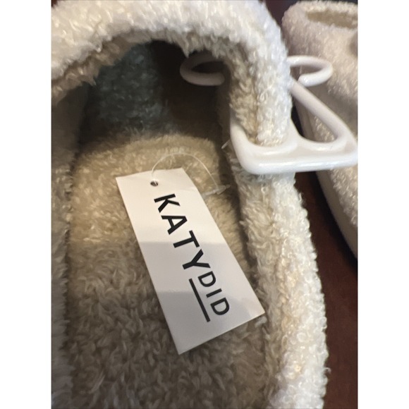 Katy Did Holiday Reindeer Memory Foam Hard Bottom Slipper Christmas L/XL See Pic - Picture 5 of 5